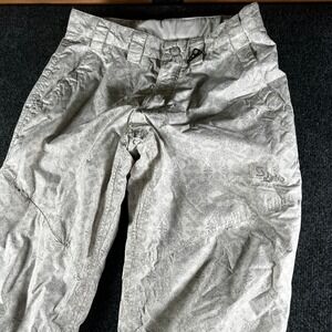 Sims Women's Ski Snowboard Pants Gray Damask Pattern Size Medium
